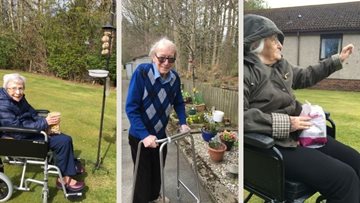Glenrothes care home Residents give back to nature